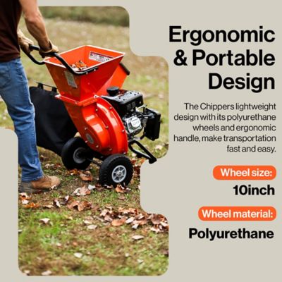 Image showing  3 in. Diameter Gas 3-in-1 Wood Chipper