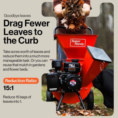 Image showing 5 th SuperHandy 3 in. Diameter Gas 3-in-1 Wood Chipper
