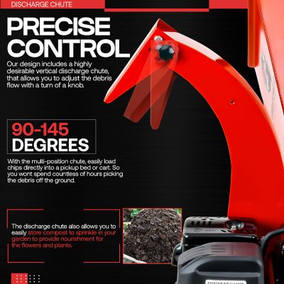 Image showing  3 in. Diameter 212cc Gas Wood Chipper