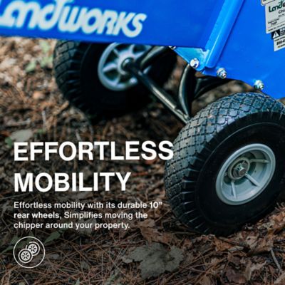 Image showing  3 in. Diameter 212cc Gas Rotor Type Wood Chipper