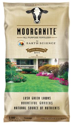 Earth Science 25 lb. 2,500 sq. ft. Moorganite All-Purpose Fertilizer