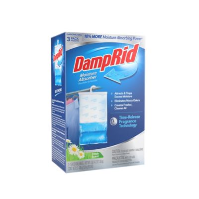 DampRid 15.4 oz. Moisture Absorber Hanging Bags, Fresh Scent, 3-Pack