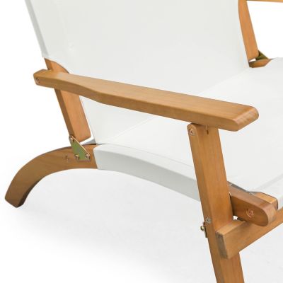 Image showing  Walker Outdoor Wooden Folding Lounge Chair