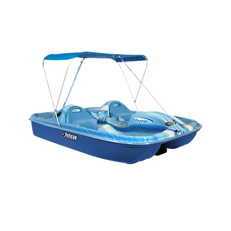 Pelican 5-Person Voyage Deluxe Pedal Boat, Blue Fade at Tractor