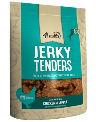 4health Chicken and Apple Flavor Jerky Tenders Dog Treats, 24 oz. Chicken Apple Jerky Treats