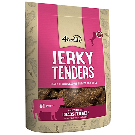 4health Beef Flavor Jerky Tenders Dog Treats, 22 oz.