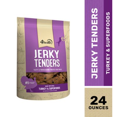 4health Turkey Flavor Jerky Tenders Dog Treats, 24 oz.