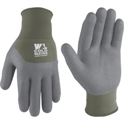 Wells Lamont Women's Latex-Coated Grip Winter Work Gloves, 1-Pair