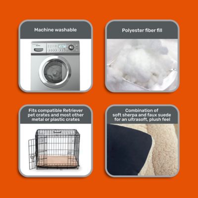 Image showing  Reversible Double-Sided Dog Crate Mat