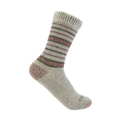 Carhartt Unisex Heavyweight Wool-Blend Boot Socks, SB4680WMOSS-M