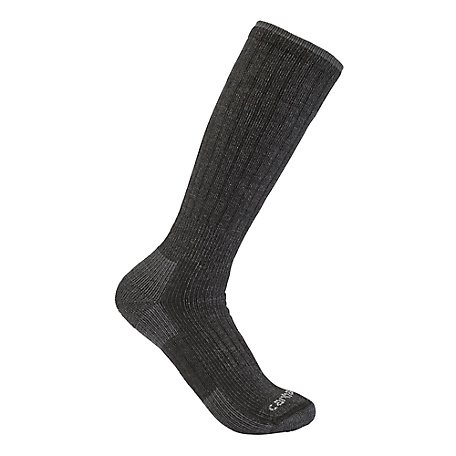 Carhartt Men's MW Synthetic-Wool Blend Boot Socks