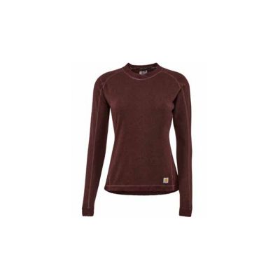 Carhartt Women's Midweight Force Waffle Crew Neck Base Layer Top