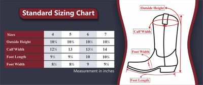 Image showing  Unisex Toddler American Cowboy Western Boots