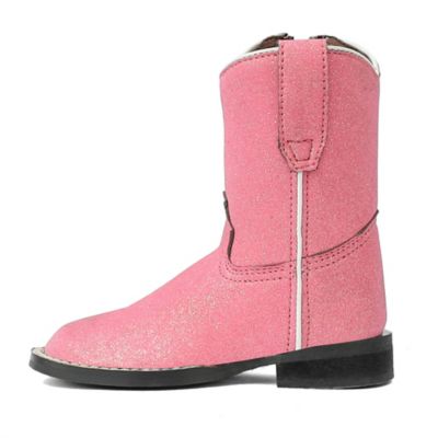 Image showing  Toddler Pink Glitter Western Boots
