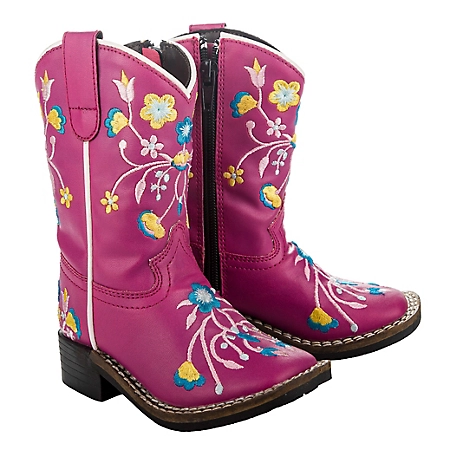 TuffRider Youth Floral Cowgirl Western Boots