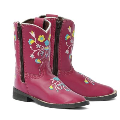 Tuffrider Girls' Toddler Floral Cowgirl Western Boots