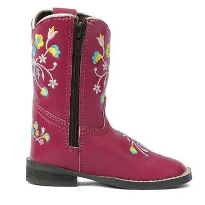 Image showing 2 th TuffRider Toddler Girls' Floral Cowgirl Western Boots