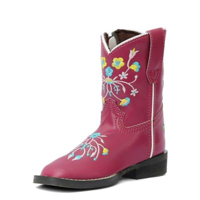 Image showing  Toddler Girls' Floral Cowgirl Western Boots