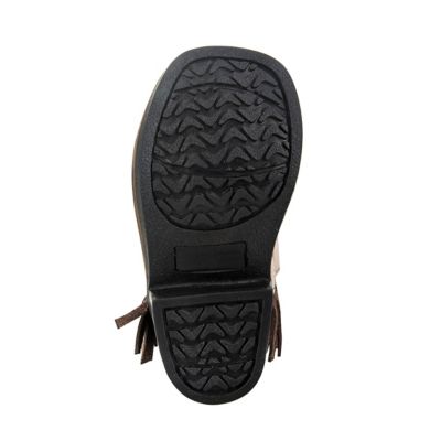 Image showing  Unisex Youth Tan Fringe Booties