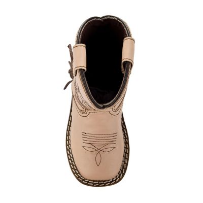 Image showing  Unisex Youth Tan Fringe Booties