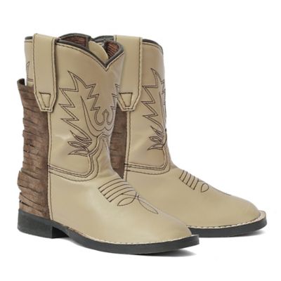 Image showing 0 th TuffRider Unisex Toddler Tan Fringe Booties