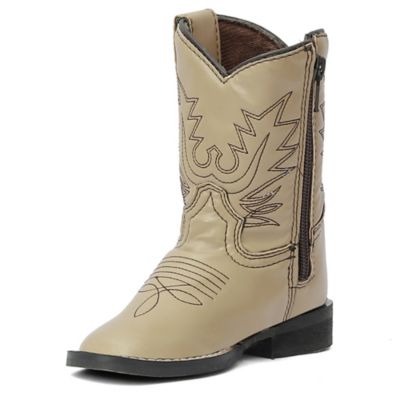 Image showing  Unisex Toddler Tan Fringe Booties