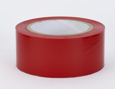 Mutual Industries 2 in. x 36 yd. Vinyl Aisle-Marking Tape, Red, 24-Pack