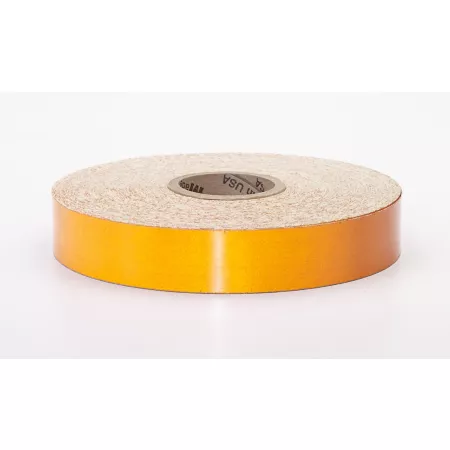 Mutual Industries 2 in x 50 yards Pressure-sensitive retro-reflective tape orange Caution Tape