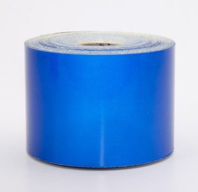 Mutual Industries 4 in. x 10 yd. Retro Reflective Pressure Sensitive Tape, Blue