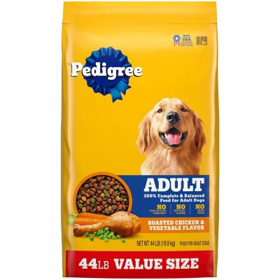 Pedigree Complete Nutrition Adult Roasted Chicken, Rice and Vegetable Flavor Dry Dog Food