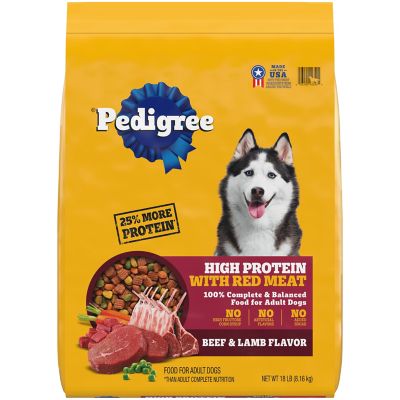 Pedigree High-Protein Adult Dry Dog Food Beef and Lamb Flavor Dry Dog Food