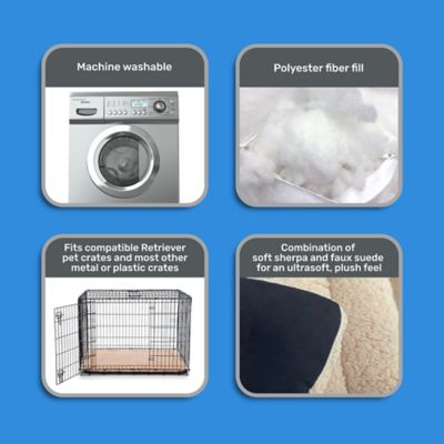 Image showing  Reversible Double-Sided Dog Crate Mat