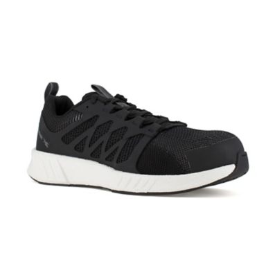 Image showing 0 th Reebok Men's Fusion Flexweave Work Shoes, Low, Black/White