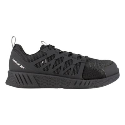 Image showing 1 th Reebok Women's Fusion Flexweave Work Shoes, Black