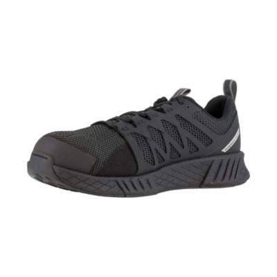 Image showing 2 th Reebok Women's Fusion Flexweave Work Shoes, Black