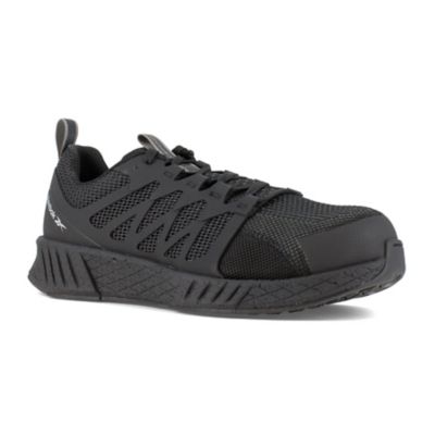 Image showing 0 th Reebok Women's Fusion Flexweave Work Shoes, Black