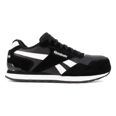Image showing 1 th Reebok Men's Composite Toe Harman Work Shoes, Black/White