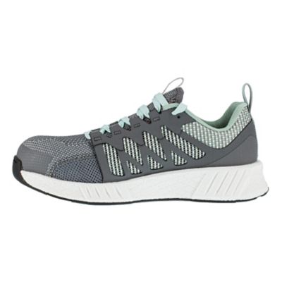 Image showing  Women's Fusion Flexweave Work Shoes, Gray/Mint