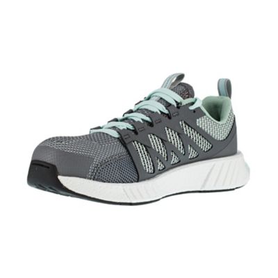 Image showing  Women's Fusion Flexweave Work Shoes, Gray/Mint