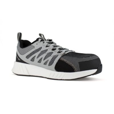 Reebok Men's Fusion Flexweave Work Shoes, Gray/White