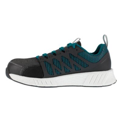 Image showing  Women's Fusion Flexweave Work Shoes, Teal/Black