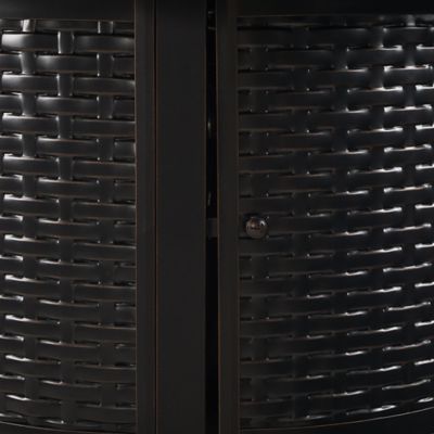 Image showing  42 in. L x 42 in. W x 24.5 in. H Dalton Square Aluminum LPG Fire Pit, Antique Bronze