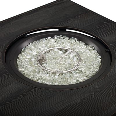 Image showing  Yorke Square Aluminum LPG Fire Pit