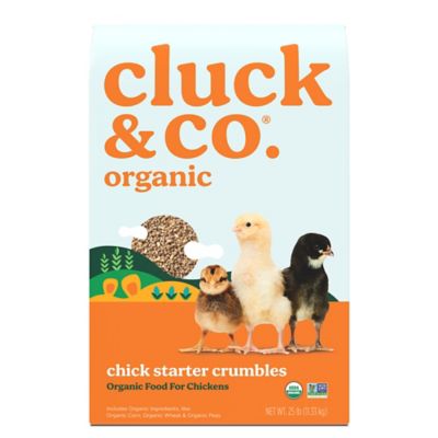 Cluck & Co. Organic Chick Starter Chicken Feed, 25 lb.