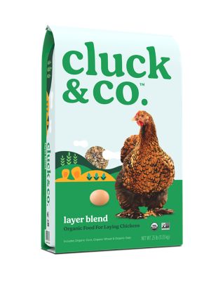 Cluck & Co. Organic Layer Blend Chicken Feed, 25 lb.