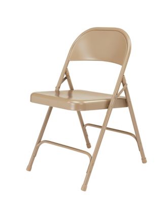 Image showing  50 Series All-Steel Folding Chairs, 480 lb. Capacity, 4-Pack