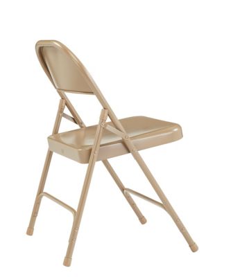 Image showing  50 Series All-Steel Folding Chairs, 480 lb. Capacity, 4-Pack