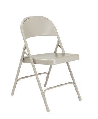 Image showing  50 Series All-Steel Folding Chairs, 480 lb. Capacity, 4-Pack