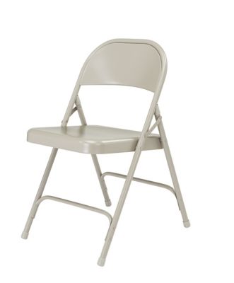 Image showing  50 Series All-Steel Folding Chairs, 480 lb. Capacity, 4-Pack