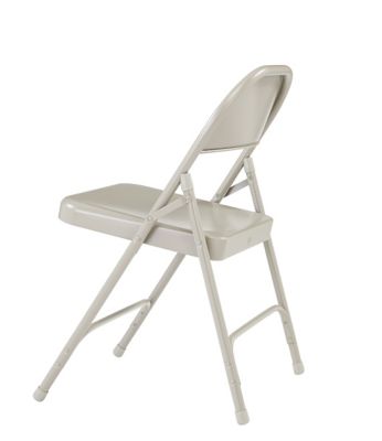 Image showing  50 Series All-Steel Folding Chairs, 480 lb. Capacity, 4-Pack